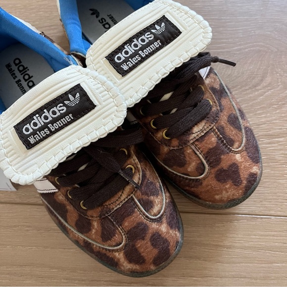 adidas x Wales Bonner Samba Pony Leopard Shoes - Picture 5 of 7
